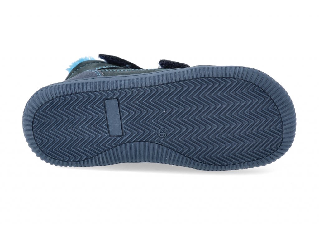 Protetika Zimní barefoot obuv TYREL Navy - vel.34