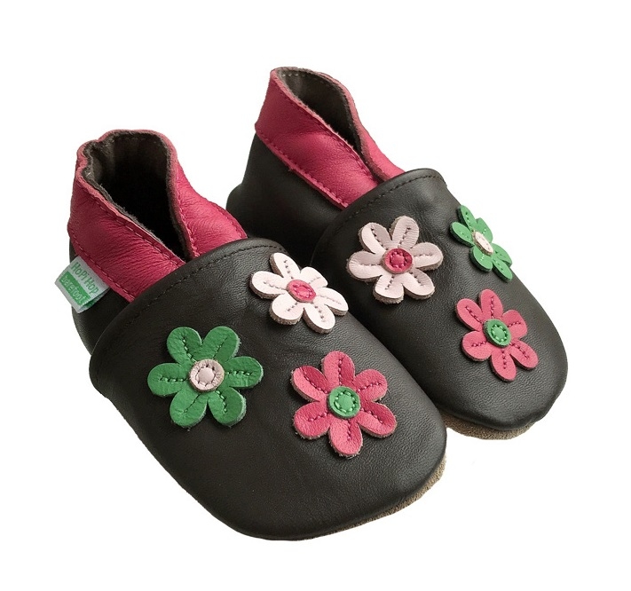 Hopi Hop Kožené barefoot capáčky Večerní louka - vel.L