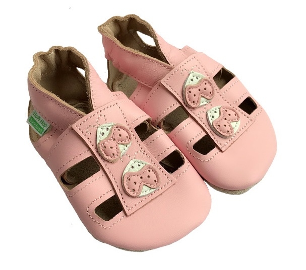 Hopi Hop Kožené barefoot capáčky/sandálky Beruška - vel.L