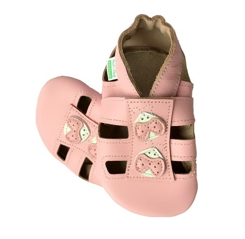 Hopi Hop Kožené barefoot capáčky/sandálky Beruška - vel.L