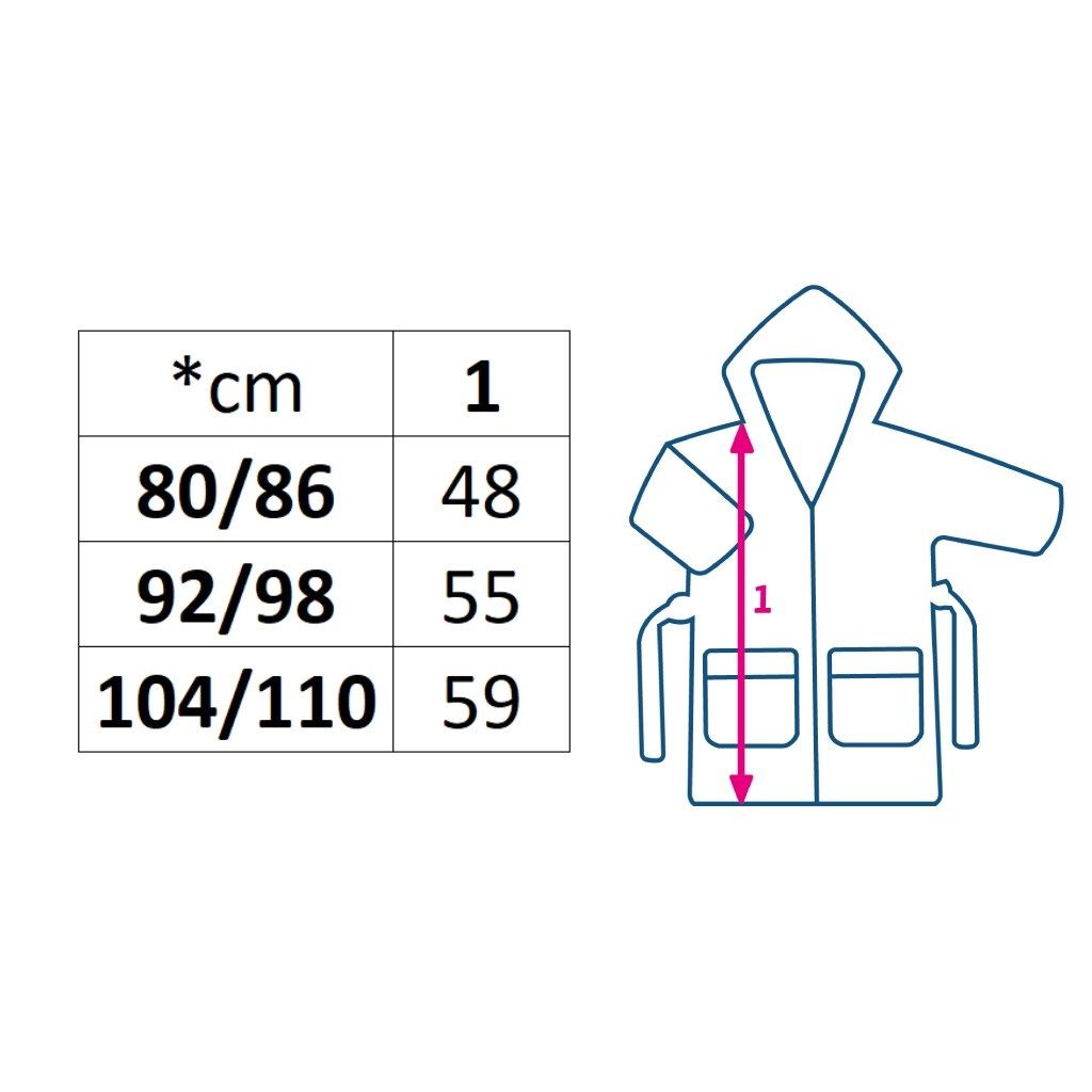 NEW BABY Dětský froté župan - vel.104/110