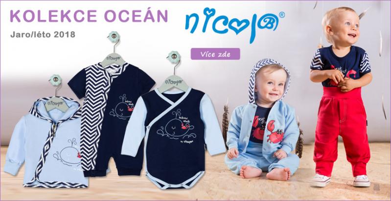 Nicol Chlapecká kojenecká mikina Oceán - vel.62