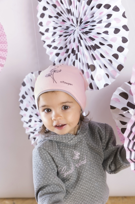 Nicol Dívčí mikina Růžová pampeliška - vel.86