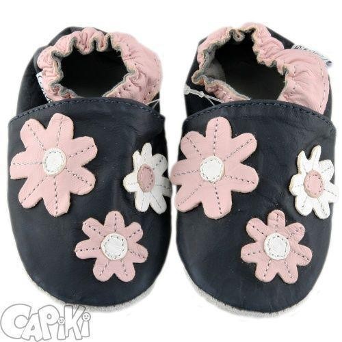 CAPIKI Kožené capáčky Sedmikrásky - 18-24m
