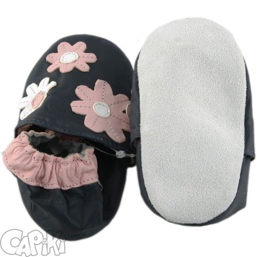CAPIKI Kožené capáčky Sedmikrásky - 18-24m