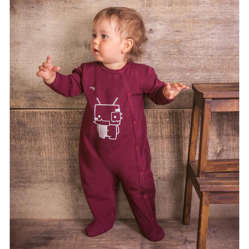Koala Dívčí kojenecký overal Robot - vel.68