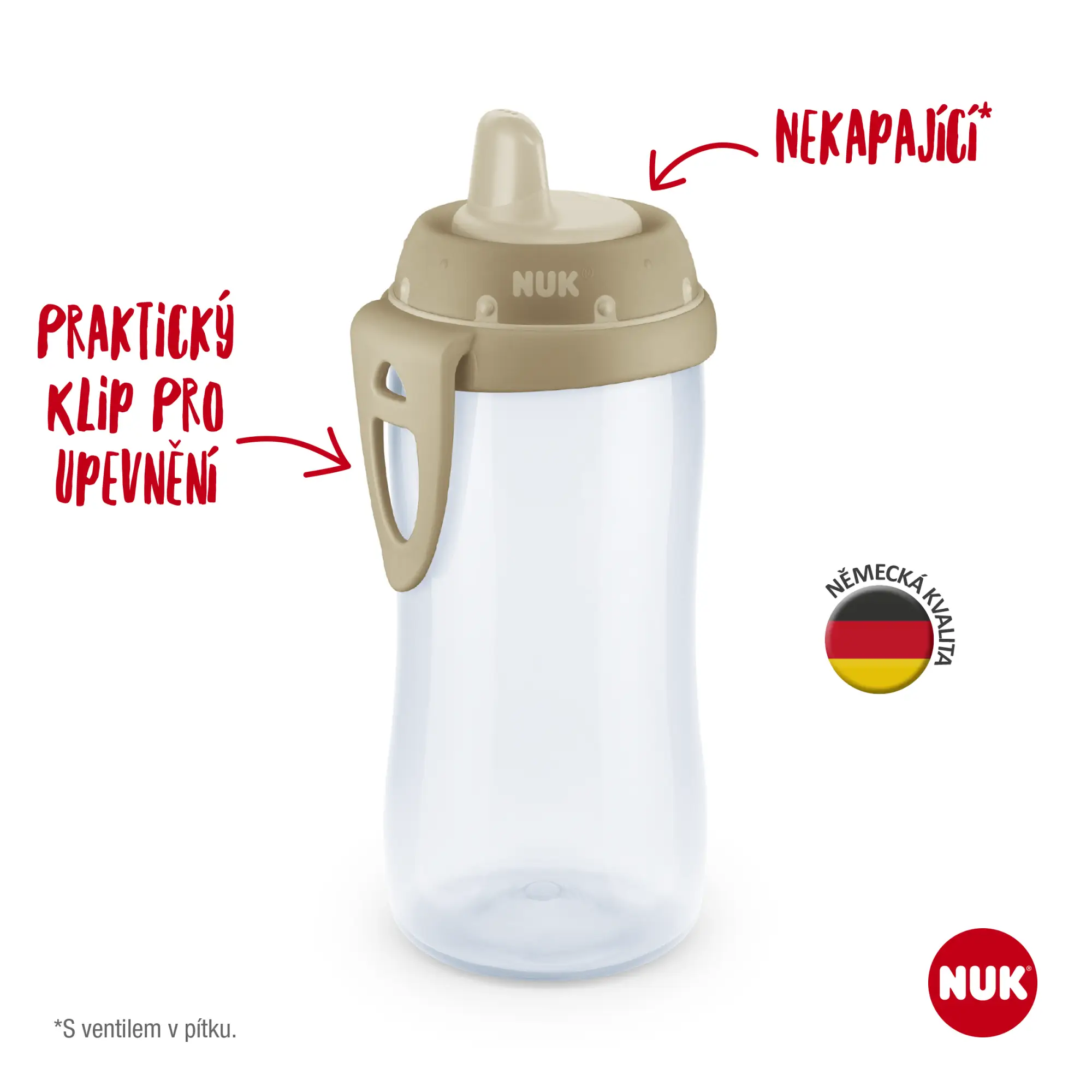 NUK Kiddy Cup First Choice 300ml - 12m+