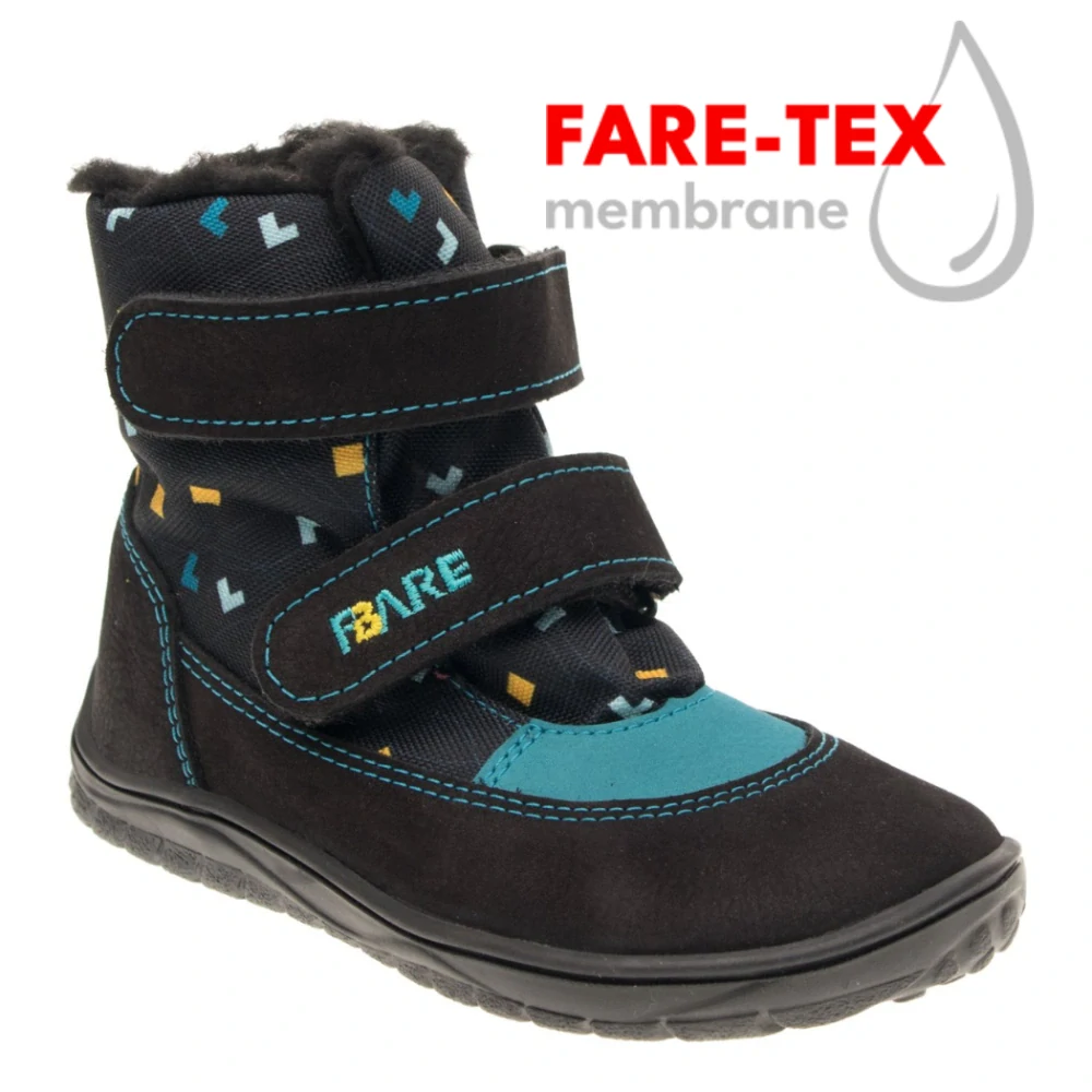FARE BARE FINKY Zimní nepromokavá obuv A5141251 - vel.26