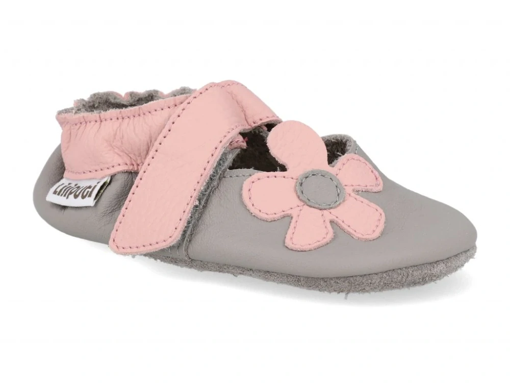 Liliputi Kožené capáčky Kalahari grey - vel.M