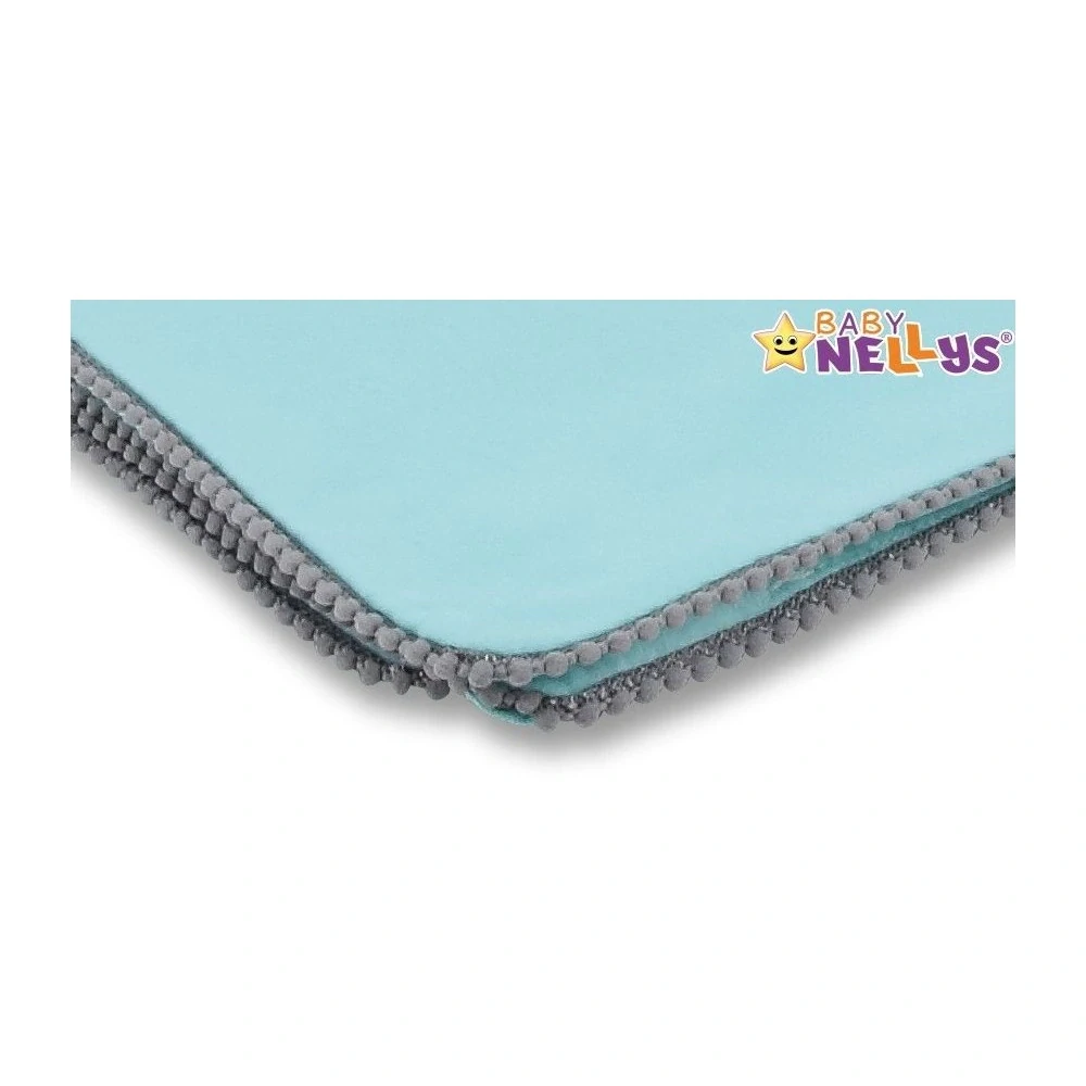 Baby Nellys Letní deka s mini bambulkami - jersey