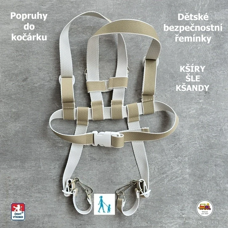 Koka Dětské bezpečnostní řemínky do kočárku