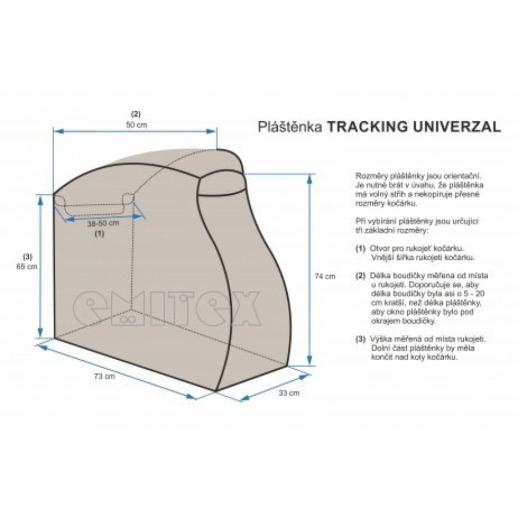EMITEX Pláštěnka Tracking Universal