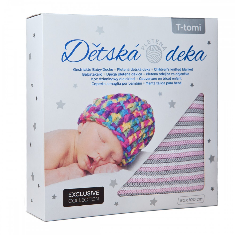 T-tomi Dětská pletená deka - Exclusive