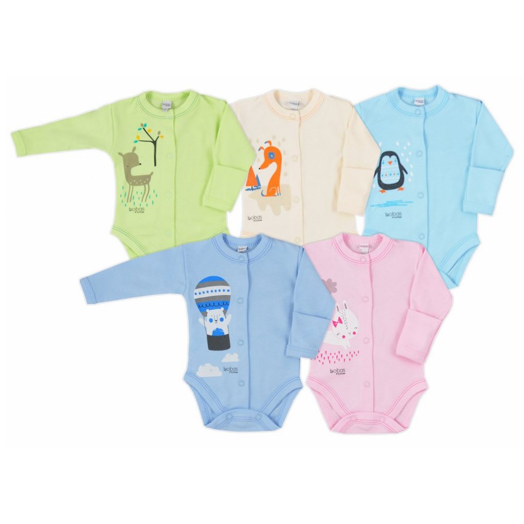 Bobas Bavlněné kojenecké body Mini Baby - vel.56