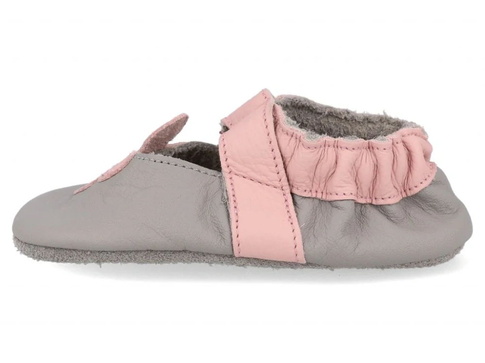 Liliputi Kožené capáčky Kalahari grey - vel.M