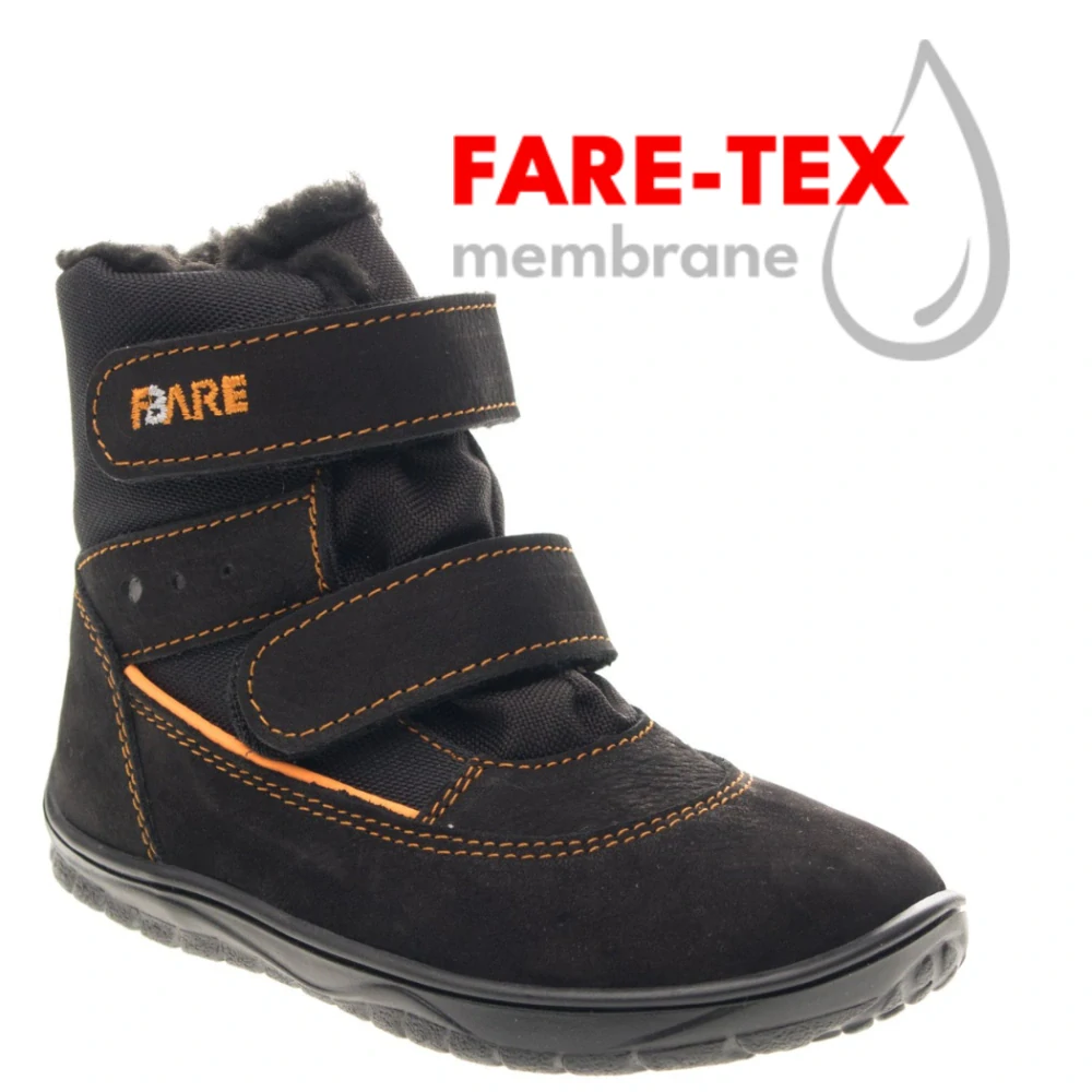 FARE BARE FINKY Zimní nepromokavá obuv B5441212 - vel.27