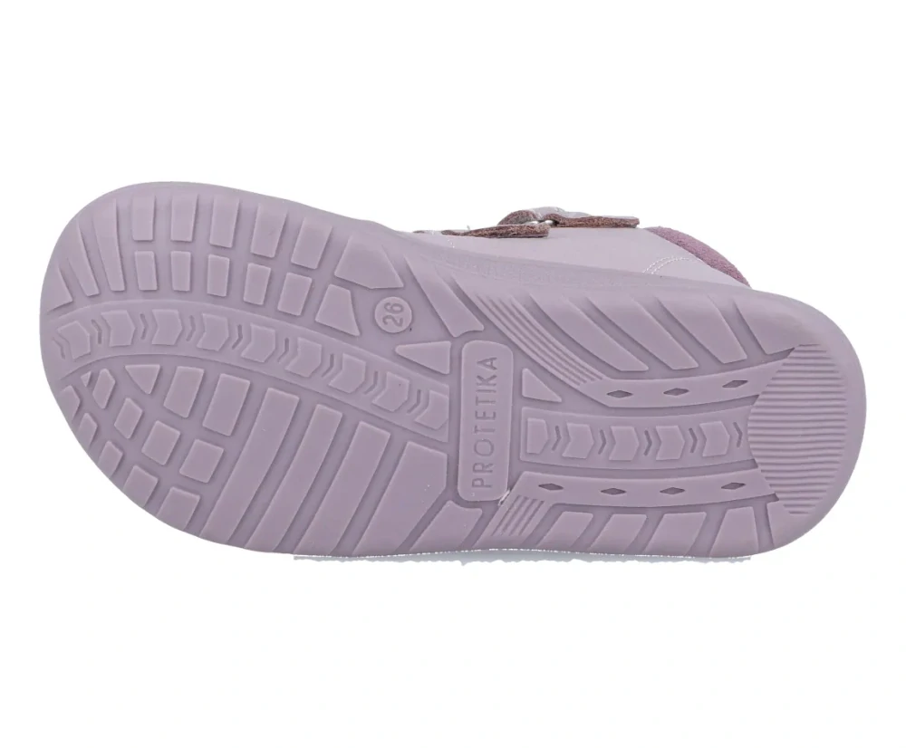 Protetika Zimní barefoot obuv Beka lila - vel.26