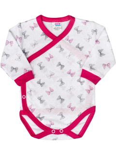 NEW BABY Dívčí kojenecké body Mašlička - vel.62