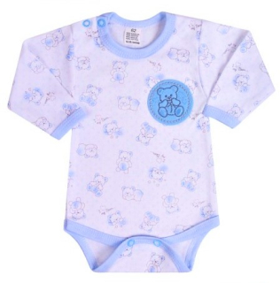 NEW BABY Chlapecké kojenecké body Roztomilý Medvídek - vel.80