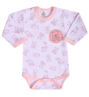 NEW BABY Dívčí kojenecké body Roztomilý Medvídek - vel.80