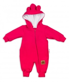 Baby Nellys Kojenecký teplákový overal Teddy - vel.86
