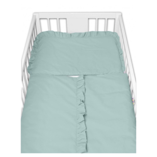 Baby Nellys Dětské povlečení Soft mint - 120x90 cm
