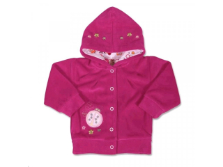 NEW BABY Dívčí mikina s kapucí Beruška - vel.80
