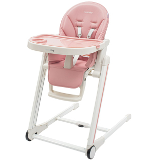 New Baby Jídelní židlička Muka pink