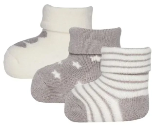 EWERS Kojenecké ponožky 3pack 205000/0003 - NEWBORN