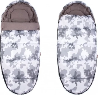 Baby Nellys Fusak Maxi - Army šedý maskáč