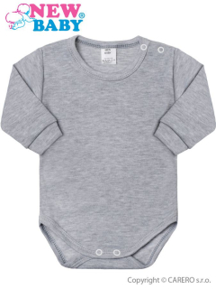 NEW BABY Kojenecké jednobarevné body - vel.74