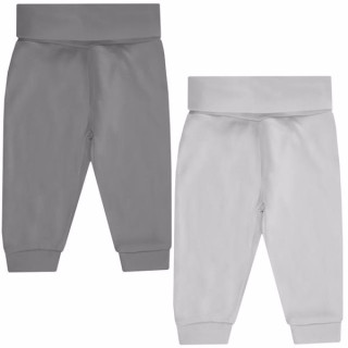 BOLEY Kojenecké bavlněné tepláčky 6372811, 2pack - vel.62/68